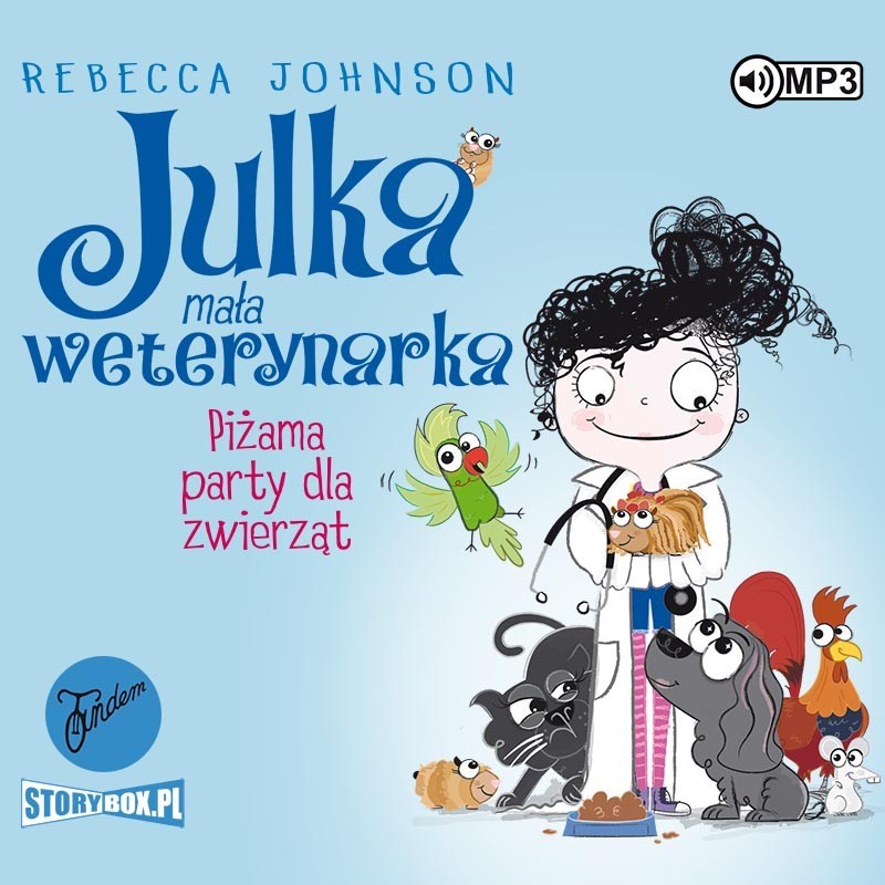 audiobook - Julka – mała weterynarka. Tom 1. Piżama party dla zwierząt - Rebecca Johnson